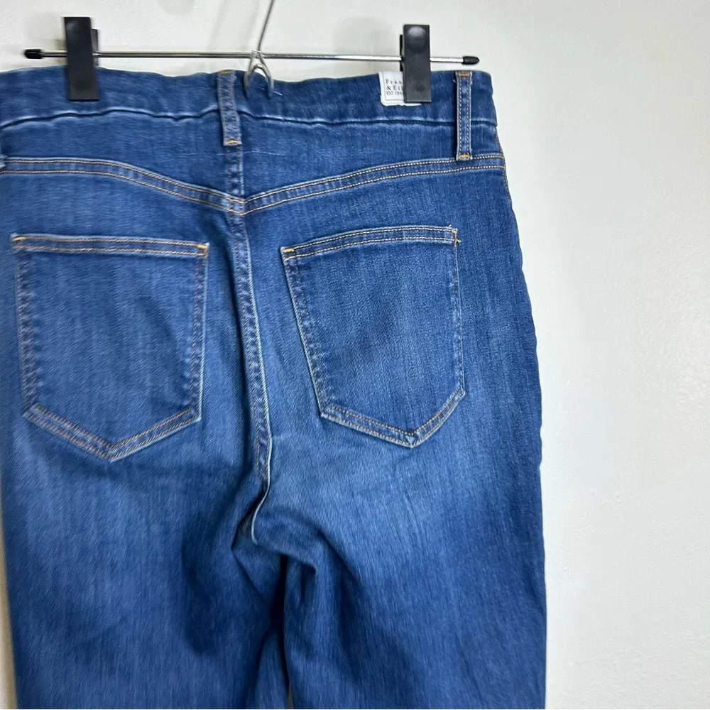 Frank & Eileen Flannigan Dark Wash Flare Jean Raw Hem Size 29